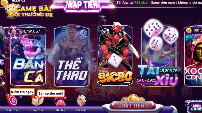 Hướng dẫn tải app 789 Club
